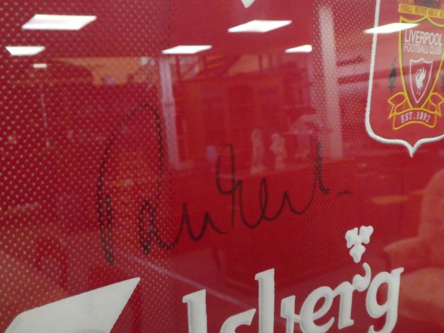 Of Football interest; a Robbie Fowler signed Liverpool Football shirt, sponsored by Carlsberg - Bild 3 aus 4