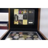 Royal Mint executive proof coin sets 2007 and 2010 and a similar 2008 proof coin collection