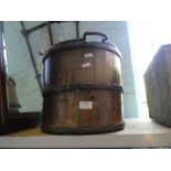 Vintage decorative bucket, ideal for fireplace