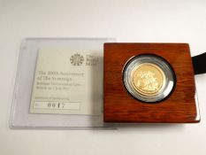 The Royal Mint; The 200th Anniversary of The Sovereign, Brilliant Uncirculated Coin struck on 1st Ju