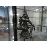 A small bronze figure of Indian Goddess