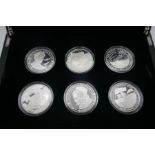 Royal Mint; The 100th Anniversary of the First World War 2015 UK £5 silver proof 6 coin set, boxed