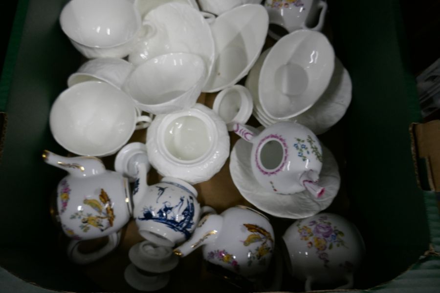 Two boxes of mixed china including Coalport, Paragon, etc - Image 5 of 5