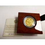 The Royal Mint; Four Generation of Royalty 2018 UK £25 Quarter-Ounce Gold Proof Coin, with Certifica