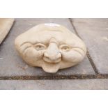 A lion mask wall plaque and others