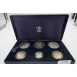Royal Mint 2007 family silver proof set in case with Certificate of Authenticity