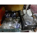 2 Boxes of sundry to incl. china and glass