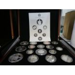 Royal Mint 2013 United Kingdom premium proof coin set, 15 coins in case with COA