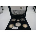 Royal Mint 2009 family silver proof collection incl. Kew Gardens 50p