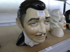 Flesh Pots, a set of 7 busts of Hollywood greats to include Elvis, Charlie Chaplin and Fred Astair