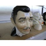 Flesh Pots, a set of 7 busts of Hollywood greats to include Elvis, Charlie Chaplin and Fred Astair