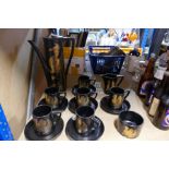 Selection of Portmeirion Phoenix pattern coffee set