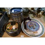 Danbury Mint collectors plates, Royal Worcester 'Legends of the Nile' and other collectors plates an