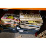 Three crates 'Record Collector' magazines