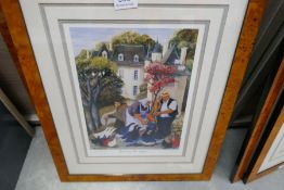 Margaret Loxton; four similar limited edition pencil signed prints (each limited to 1950)