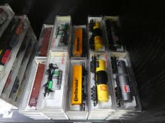 N Gauge, Fleishmann Piccolo, 36 various rolling stock carriages to include 8 x 8481K, & 8487K