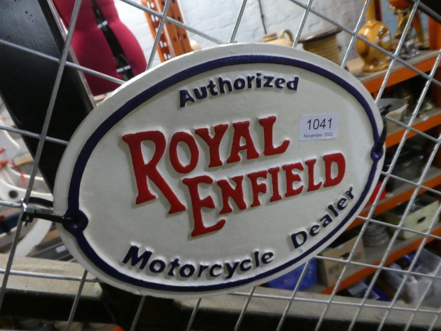 Royal Enfield sign