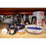 A selection of Royal Stanley ware, Poole Pottery, etc
