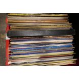 Four crates of mixed vinyl LPs, including Neil Diamond, Dionne Warwick, Dire Straits, Motown, etc