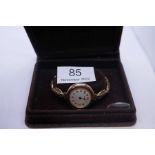 Vintage 9ct gold ladies ROLEX wristwatch, cased marked 9.375, Rolex W & D number 684935, outside of