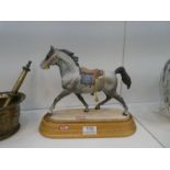 A Beswick Arabian Stallion, produced in a matt finish, Number 2269, on fitted wooden base