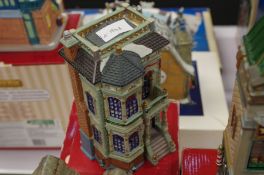 Lemax; five various Christmas model displays to include 'Market Square' and 'Bristol Estate'