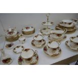 A quantity of Royal Albert 'Old Country Roses' dinner and teaware