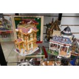 Lemax; 10 Various Christmas model displays to incl. 'Grand Junction Station' and 'Polar Post Office'