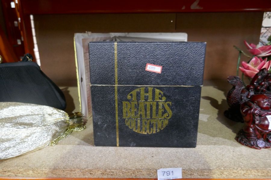 A set of vintage 45s incl. a boxed set entitled 'The Beatles Collection'