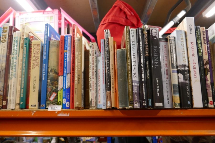 A large selection of railway books, mostly hardbacks - Image 2 of 4