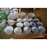 A quantity of vintage teaware including Paragon, Spode and Royal Worcester