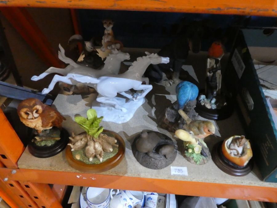 A set of mostly animal figurines, some being manufactured by Country Artists - Bild 3 aus 3