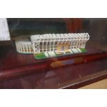 A model of Elland Road Stadium, the home of Leeds United