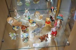 4 Beswick Beatrix Potter figures, Beswick Birds and other Beswick items