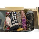 A quantity of vintage scarves and Pashmina