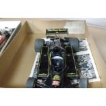 Tamiya; a 1:12 scale Lotus JPS Mark III Formula One car