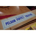 Pelham Puppets; a quantity of puppets including 'Wicked Witch' and 'Cowgirl', also a Puppet Theatre