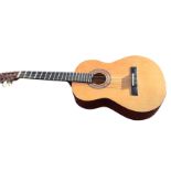 A Lorenzo classical guitar, flame series model L-809 with cedar soundboard, ebonised fingerboard,