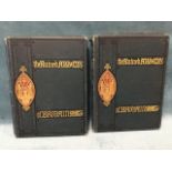 The Ruined Abbeys of Britain by Frederick Ross, two embossed folio sized clothbound volumes with