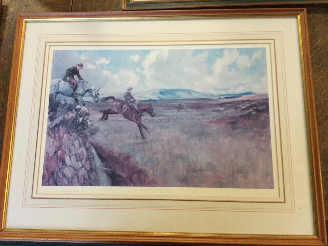 Lionel Edwards, coloured print published by The Tryon Gallery in 1978, hunt in the field, titled - Image 3 of 3