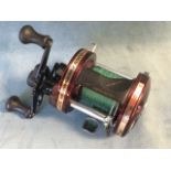 An Abu Garcia Ambassadeur 6500-C3 multiplier reel with auto shift mechanism and three bearings,