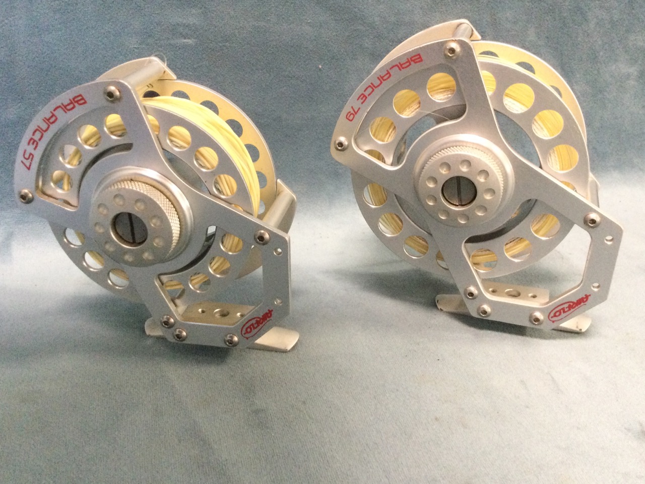 A graduated pair of Airflow fly reels with 3in & 3.5in drums, Balance 79 and Balance 57, both with - Image 2 of 3