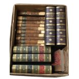 The Scottish Nation, published in 1863, leather bound with gilt tooling in three volumes; Robertsons