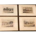 Henry Alken, a set of four coaching prints published by Fuller in 1827, handcoloured - Oxford Coach,