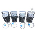 A set of four Dexel Acento F adjustable theatre lights with fresnel lenses. (4)