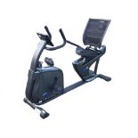 A Cardio Strong BC50 exercise machine with electronic screen dashboard, reclining sliding seat,