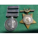 An unusual pair of Victorian medals awarded to Pte R Laurie (938) of the Royal Highlanders for