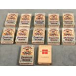 A collection of cigarette cards contained in twelve Players Navy Cut old boxes - 12 sets, but