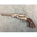 An American civil war era Colt .45 replica revolver. (13in)