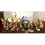 A Royal Worcester porcelain figurine of the Queen; and a collection of miscellaneous other